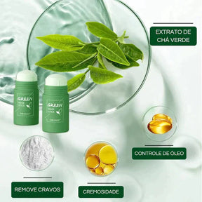 Green Mask™ Original - Rosto Perfeito,Limpeza Profunda e definitiva (PAGUE 1 LEVE 3)+ Brinde